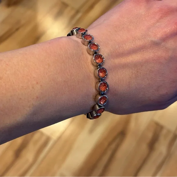 Touchstone Crystal Pink Ice Bracelet - Picture 7 of 7